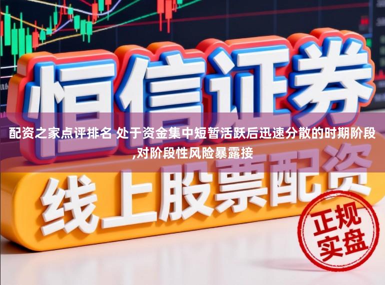 配资之家点评排名 处于资金集中短暂活跃后迅速分散的时期阶段，对阶段性风险暴露接