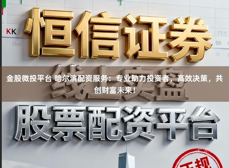 金股微投平台 哈尔滨配资服务：专业助力投资者，高效决策，共创财富未来！